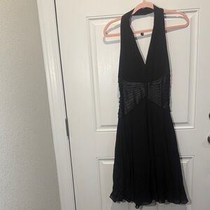 Tadashi Shoji Black Backless Dress